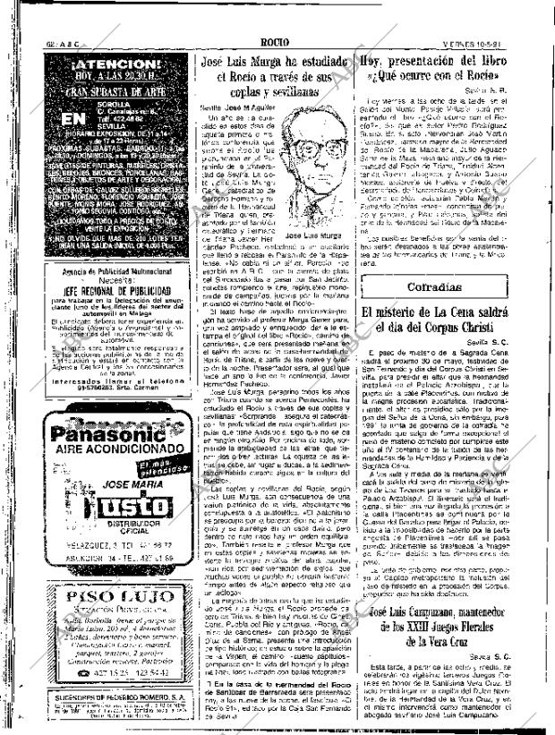 ABC SEVILLA 10-05-1991 página 62