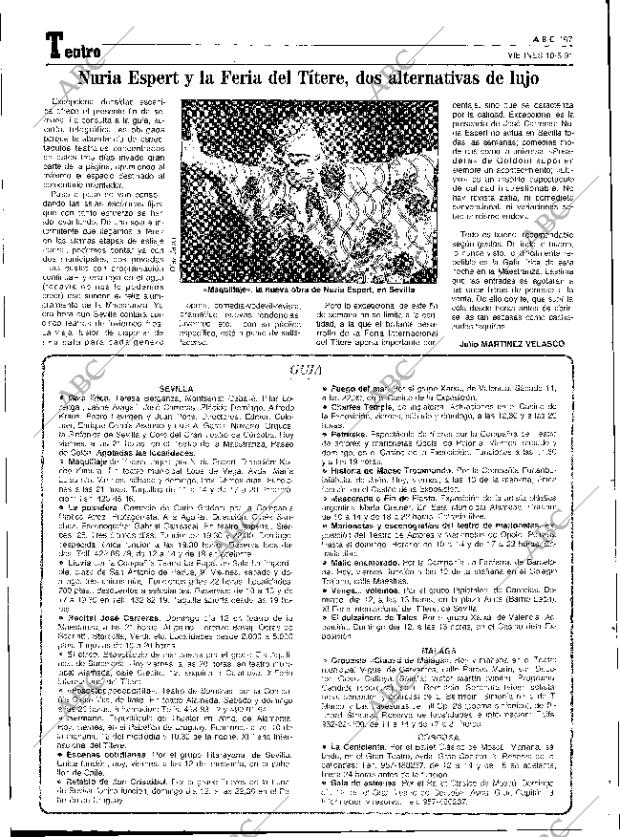 Periodico Abc Sevilla 10 05 1991 Portada Archivo Abc