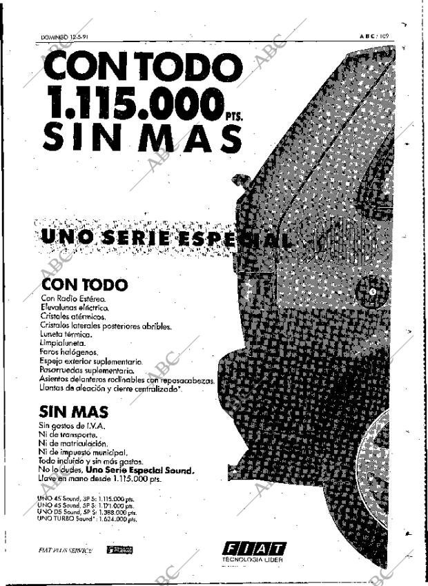 ABC MADRID 12-05-1991 página 109