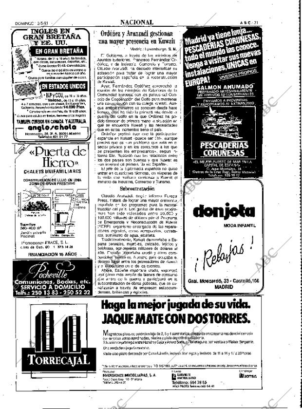 ABC MADRID 12-05-1991 página 31