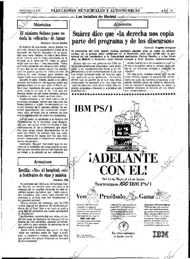 ABC MADRID 12-05-1991 página 45