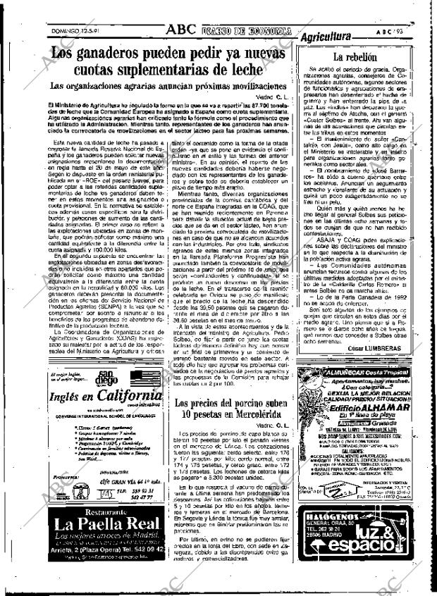 ABC MADRID 12-05-1991 página 93