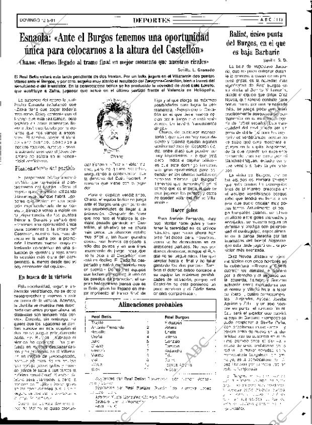 ABC SEVILLA 12-05-1991 página 113