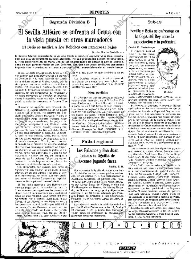 ABC SEVILLA 12-05-1991 página 117