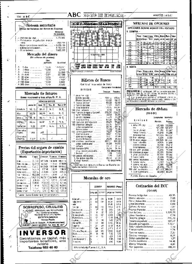 ABC MADRID 14-05-1991 página 104