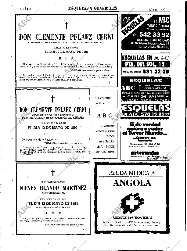 ABC MADRID 14-05-1991 página 124
