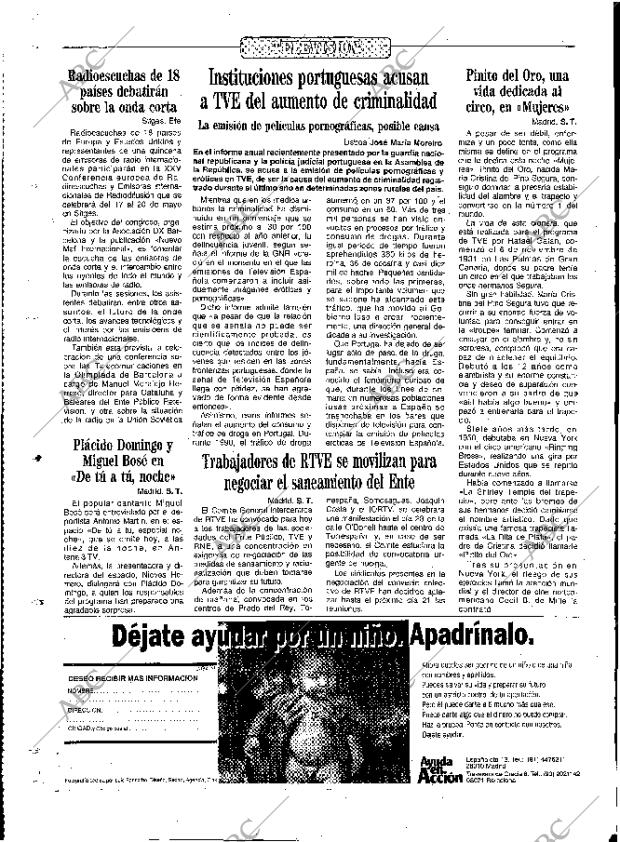 ABC MADRID 14-05-1991 página 148