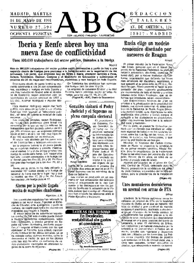 ABC MADRID 14-05-1991 página 19