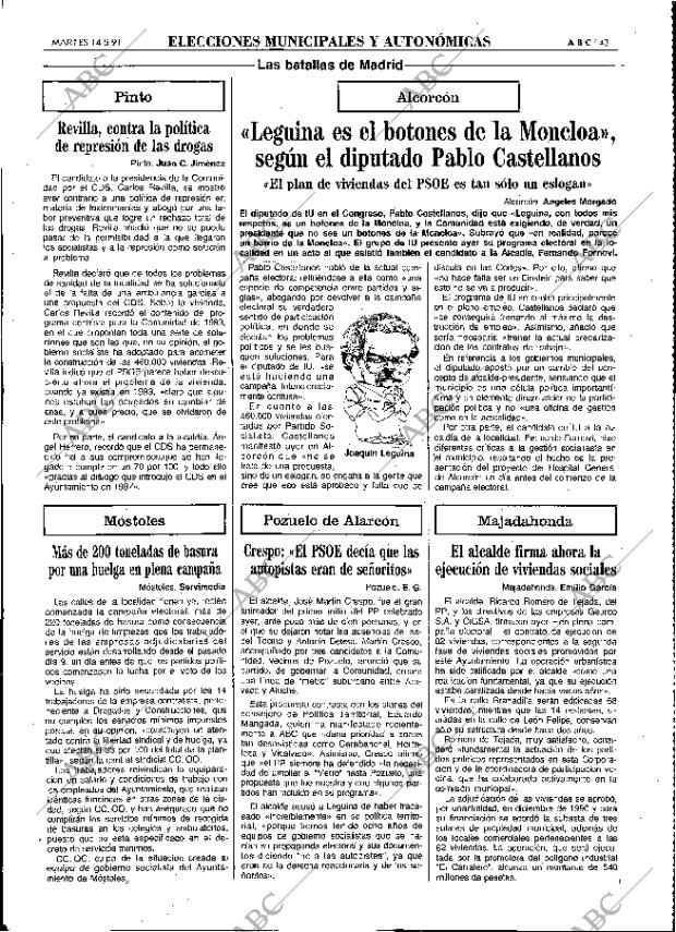 ABC MADRID 14-05-1991 página 43