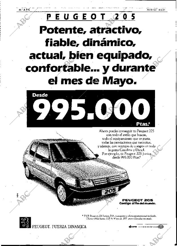 ABC MADRID 14-05-1991 página 46