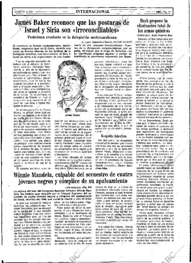 ABC MADRID 14-05-1991 página 47