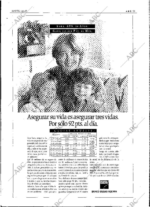 ABC MADRID 14-05-1991 página 53