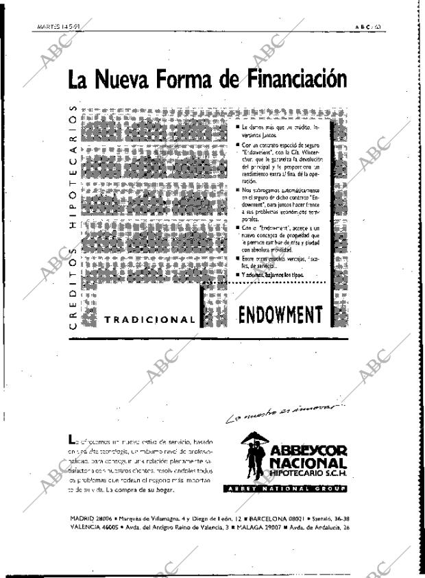 ABC MADRID 14-05-1991 página 63