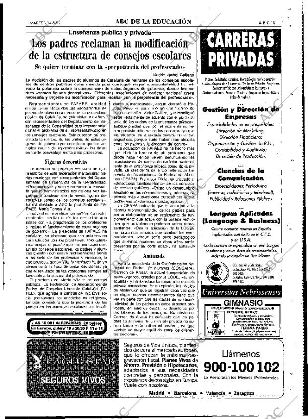 ABC MADRID 14-05-1991 página 81