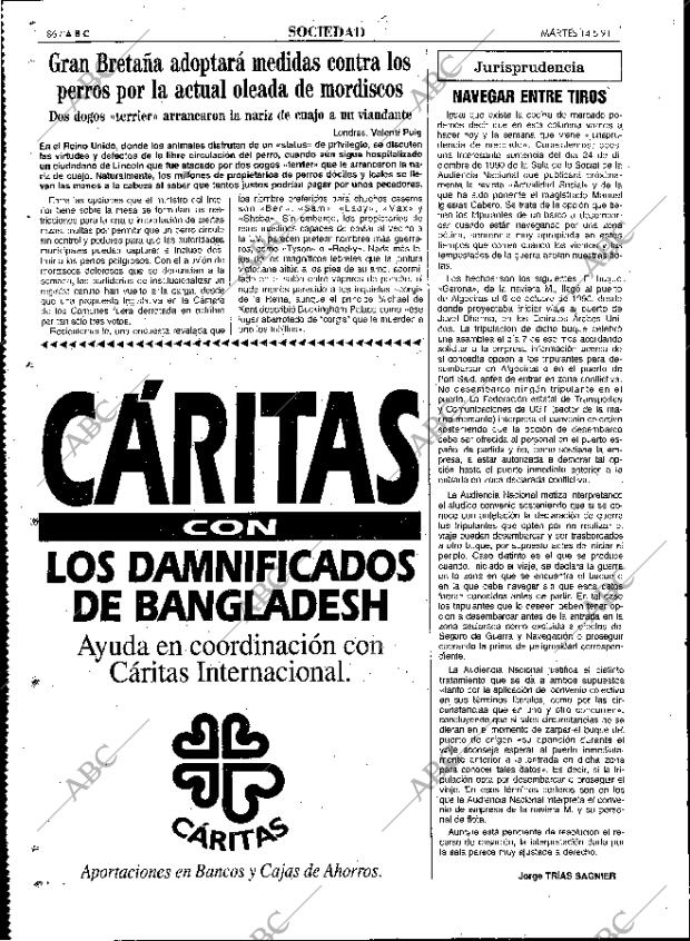 ABC MADRID 14-05-1991 página 86