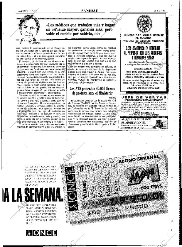 ABC MADRID 14-05-1991 página 89