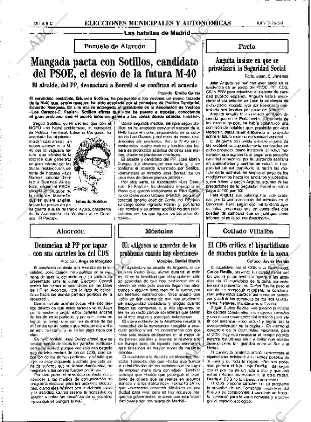 ABC MADRID 16-05-1991 página 38