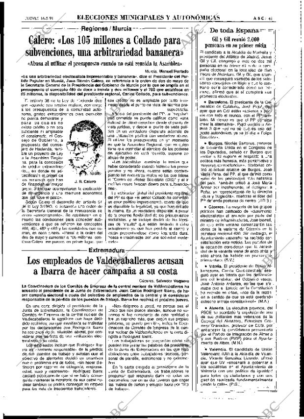 ABC MADRID 16-05-1991 página 41