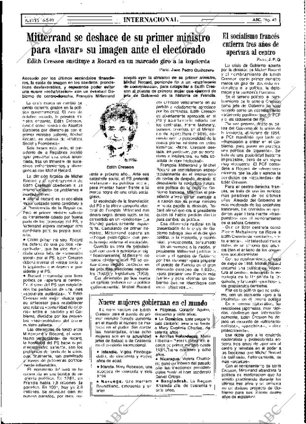 ABC MADRID 16-05-1991 página 45