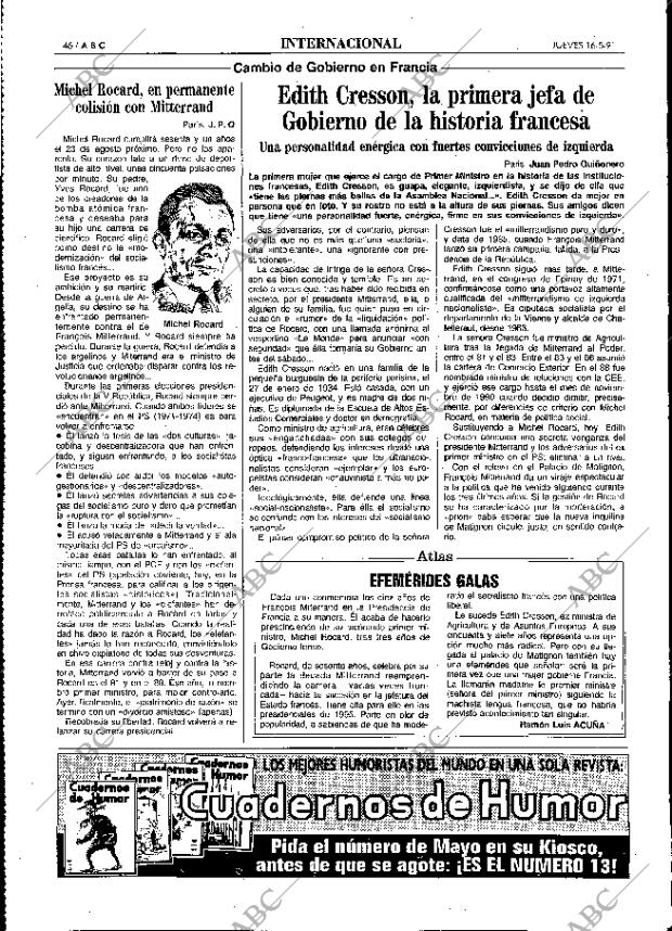 ABC MADRID 16-05-1991 página 46