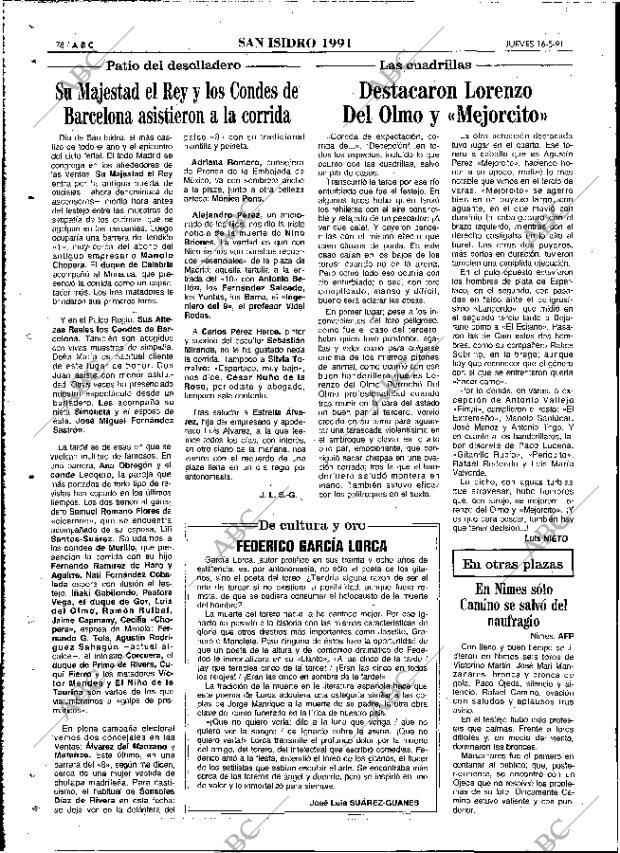 ABC MADRID 16-05-1991 página 78