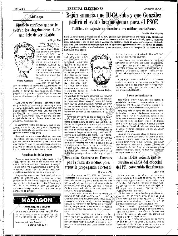 ABC SEVILLA 17-05-1991 página 38
