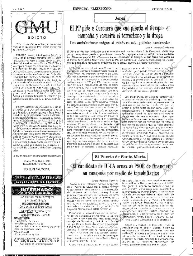 ABC SEVILLA 17-05-1991 página 42