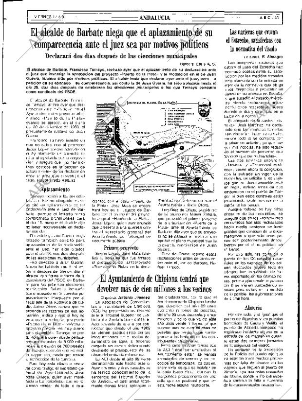 ABC SEVILLA 17-05-1991 página 45