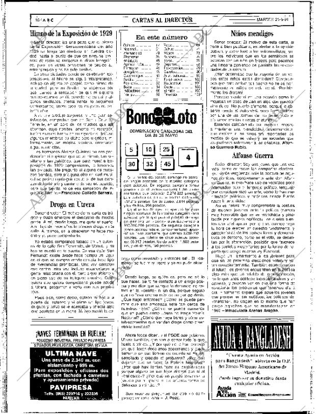 ABC SEVILLA 21-05-1991 página 16