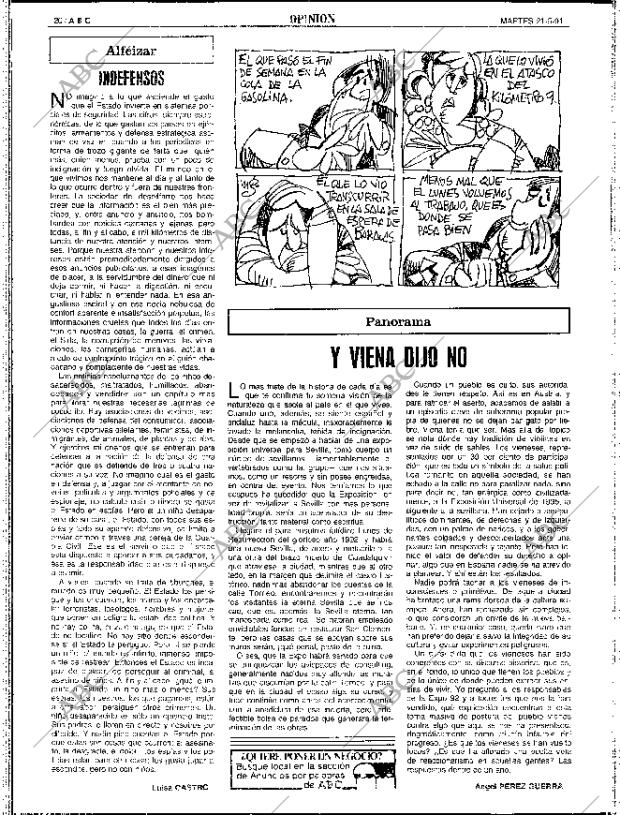 ABC SEVILLA 21-05-1991 página 20