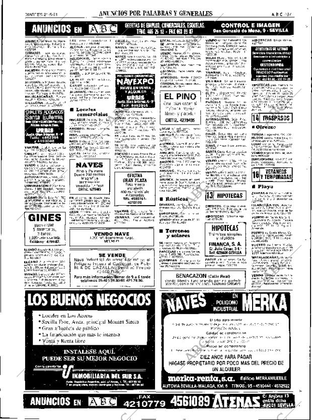 ABC SEVILLA 21-05-1991 página 97
