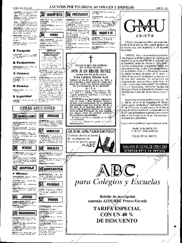 ABC SEVILLA 21-05-1991 página 99