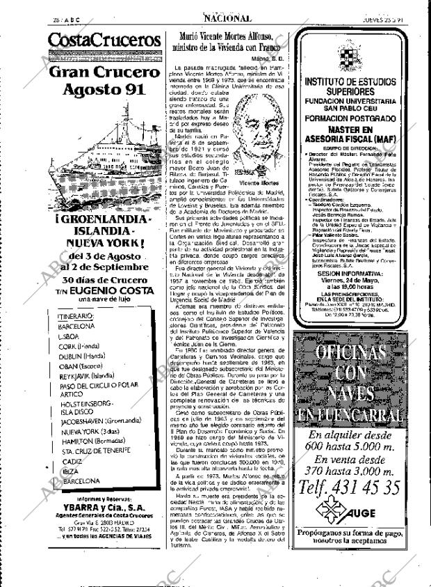 ABC MADRID 23-05-1991 página 28