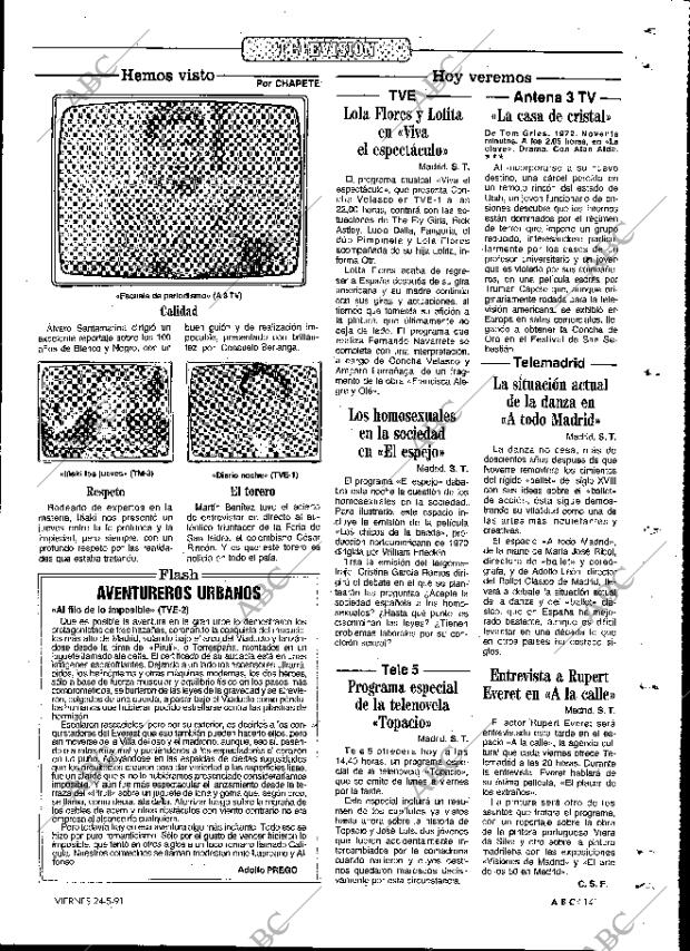 ABC MADRID 24-05-1991 página 141