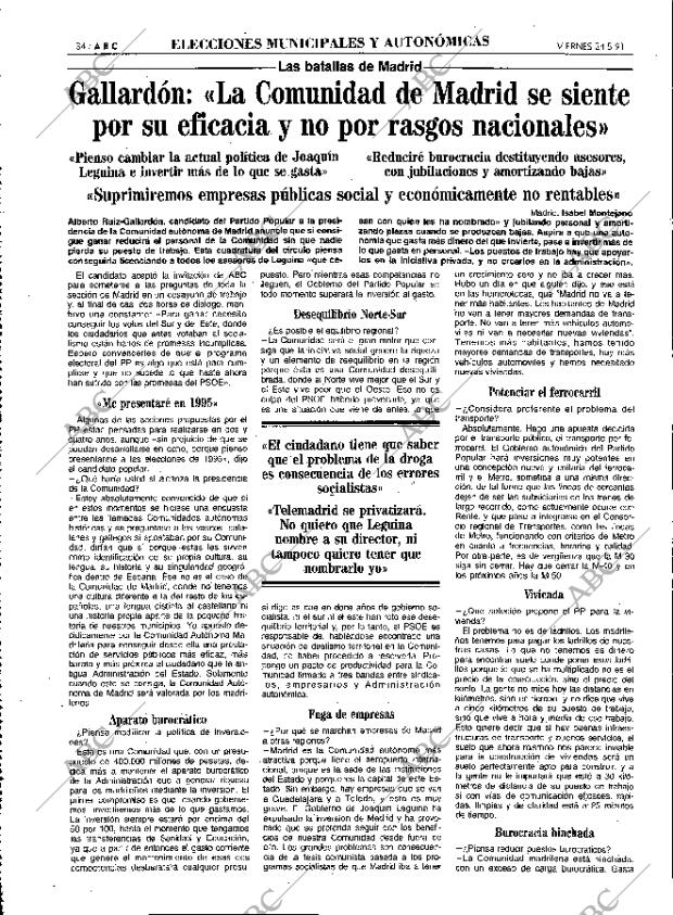 ABC MADRID 24-05-1991 página 34