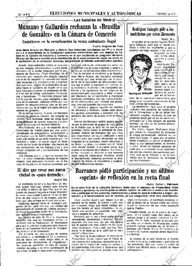 ABC MADRID 24-05-1991 página 38