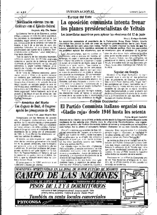 ABC MADRID 24-05-1991 página 48