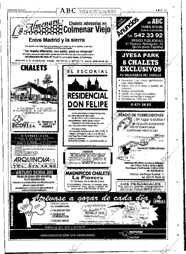 ABC MADRID 24-05-1991 página 81