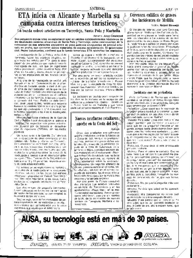 ABC SEVILLA 25-05-1991 página 21