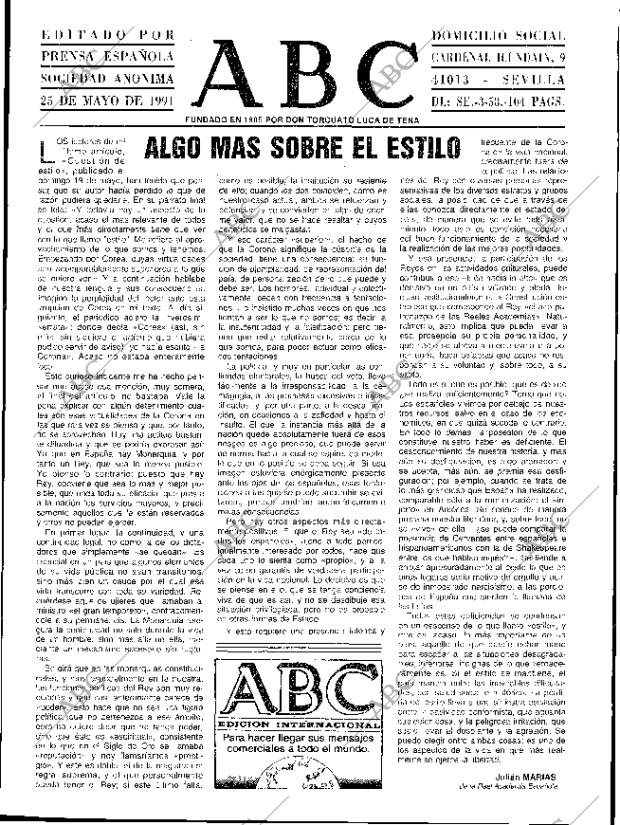 ABC SEVILLA 25-05-1991 página 3