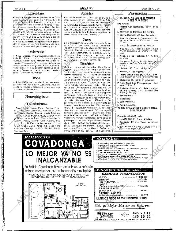 ABC SEVILLA 25-05-1991 página 42