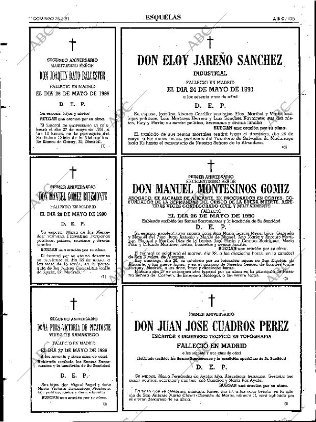 ABC MADRID 26-05-1991 página 125
