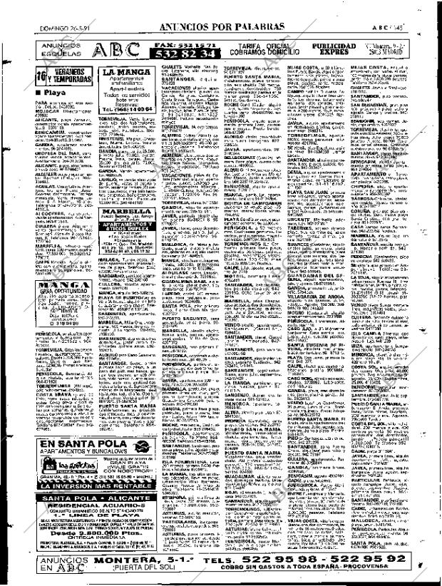 ABC MADRID 26-05-1991 página 145