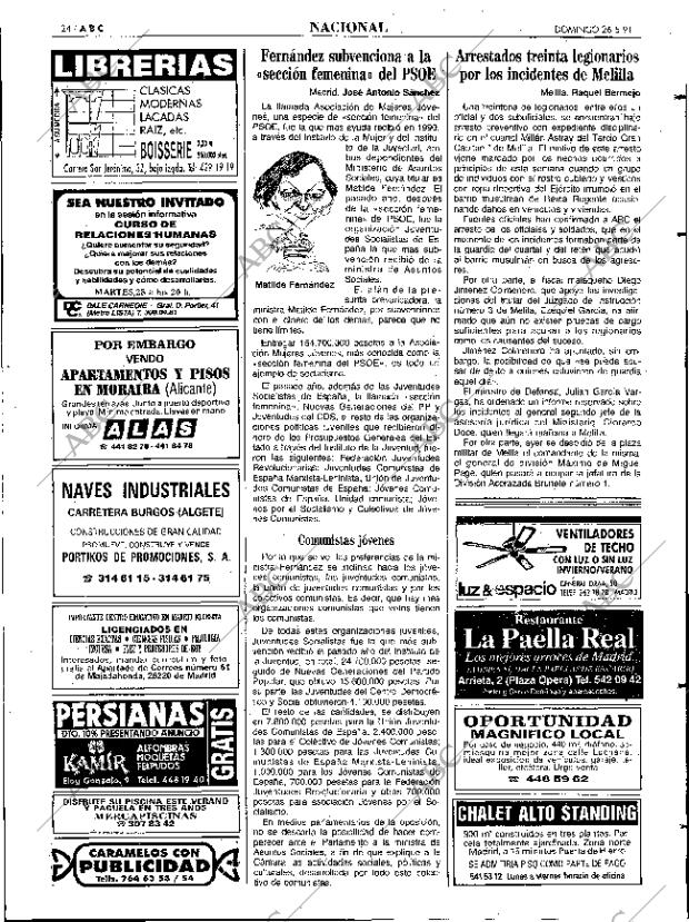 ABC MADRID 26-05-1991 página 24