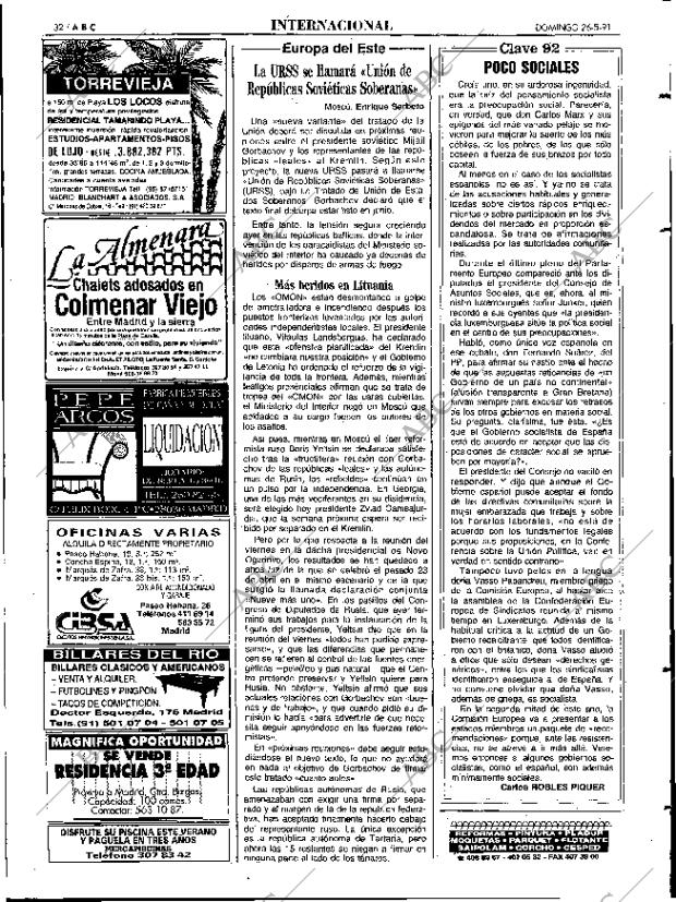 ABC MADRID 26-05-1991 página 32