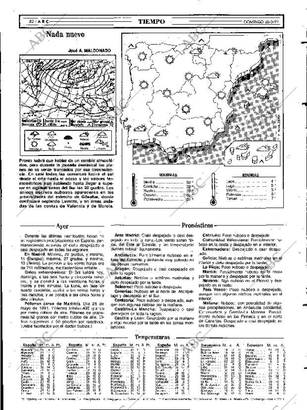 ABC MADRID 26-05-1991 página 62