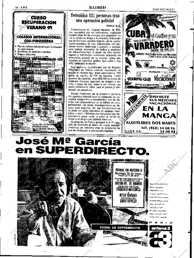 ABC MADRID 26-05-1991 página 66