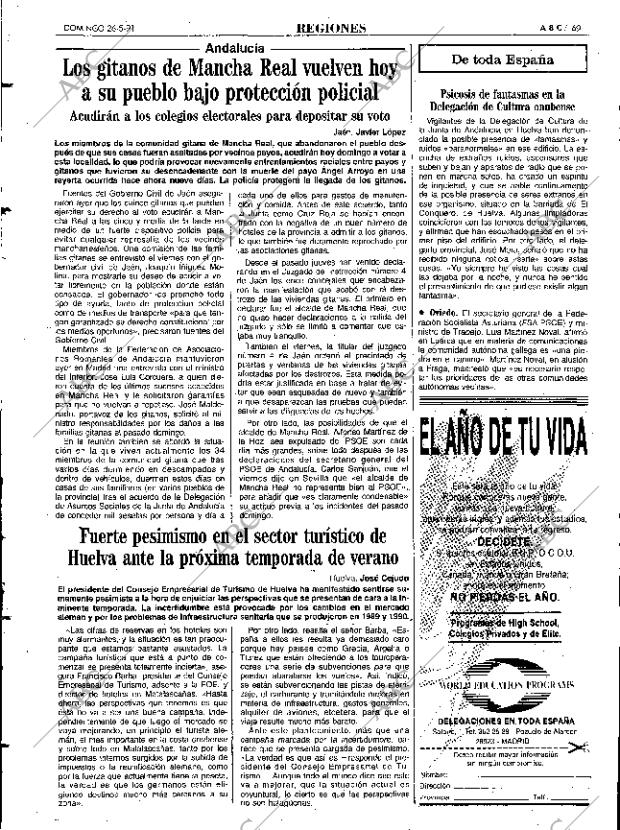 ABC MADRID 26-05-1991 página 69