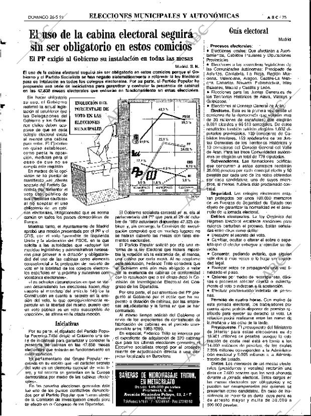 ABC MADRID 26-05-1991 página 75