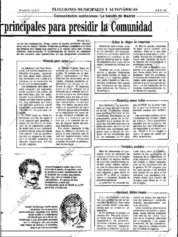 ABC MADRID 26-05-1991 página 85